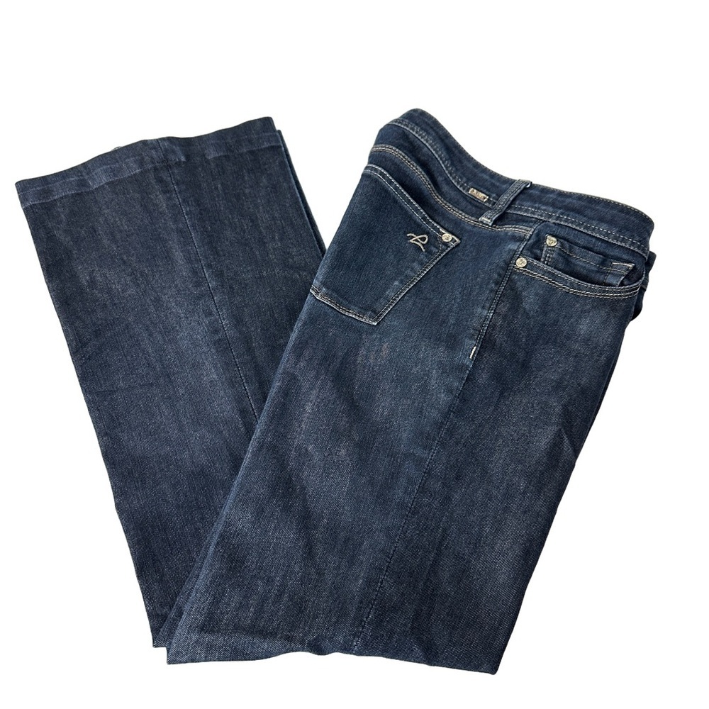 DL1961 Melissa Wide Leg Flare Jeans - Dark Blue 29